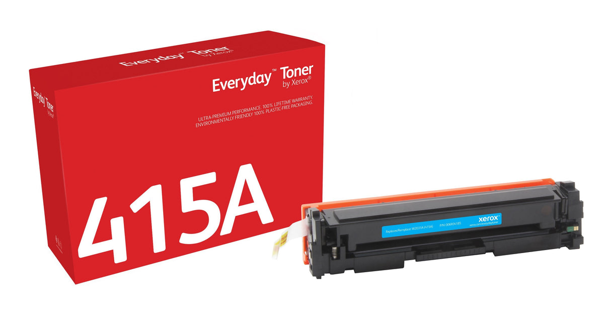 Tóner Compatible Xerox 006r04185 Compatible Con Hp W2031a 2100 Páginas Cian