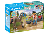Playmobil 71357 Caballos De La Cascada Herrador Ben & Aquiles