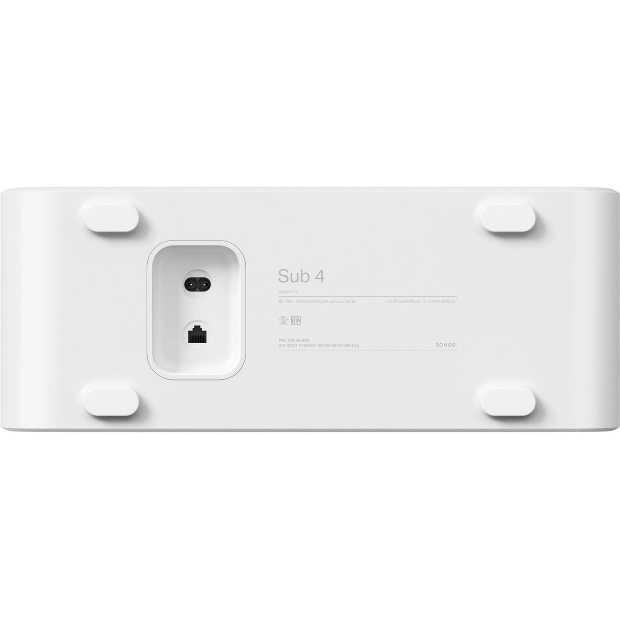 Sonos Sub 4 White Subwoofer Inalámbrico Prémium