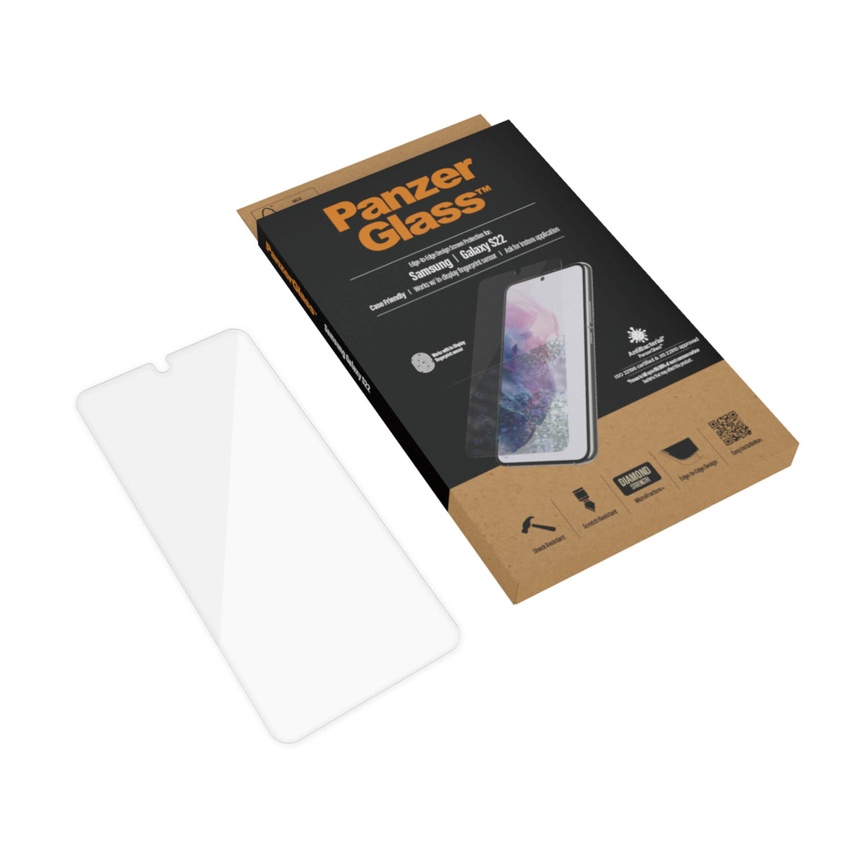 EAN 5711724072932 - PanzerGlass ® UltraForce1 Samsung Galaxy S22 5G | Screen Protector Protector de pantalla 1 pieza(s) imagen 5