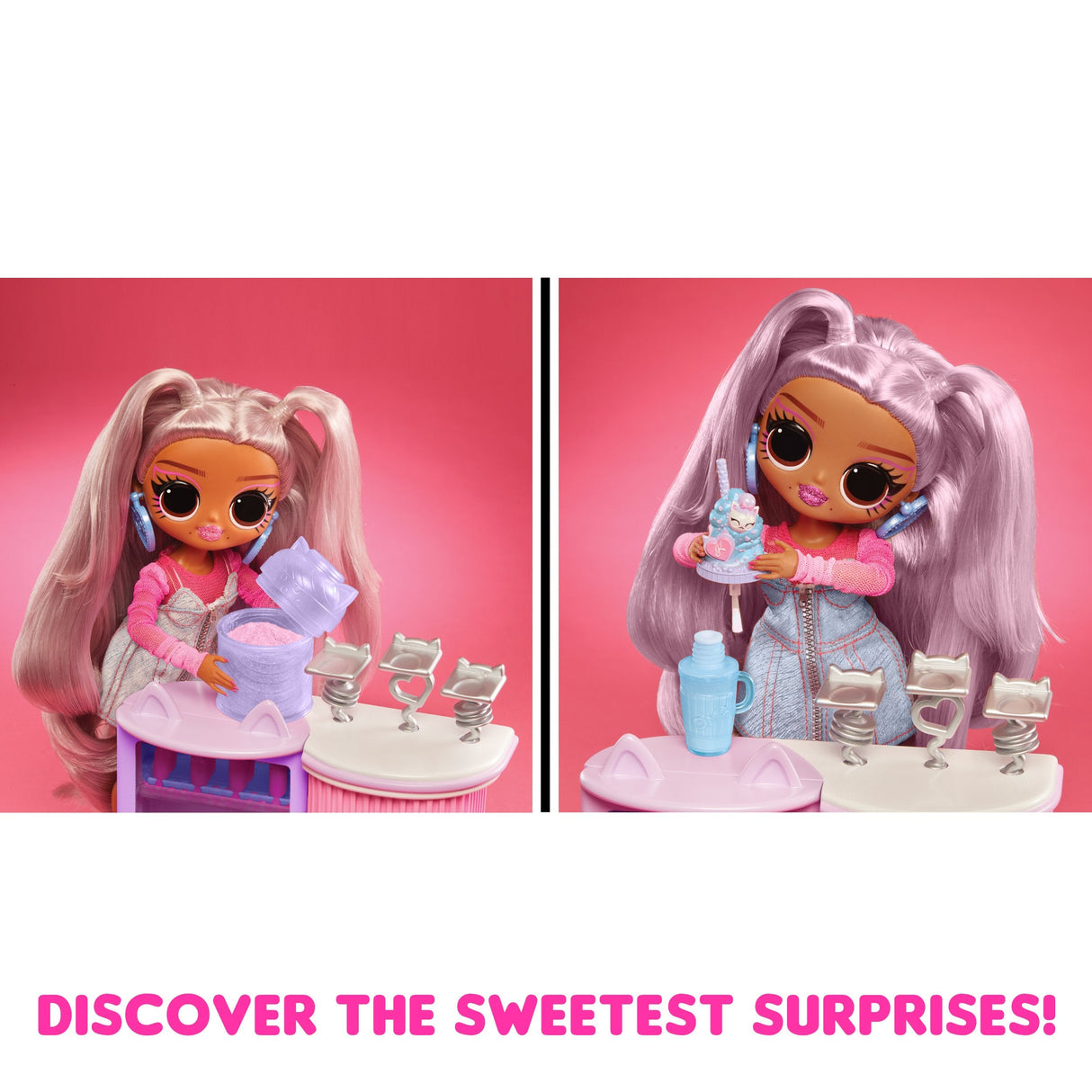Muñeca Mga Entertainment L.Ol Surprise Omg Sweet Nails - Kitty K Café