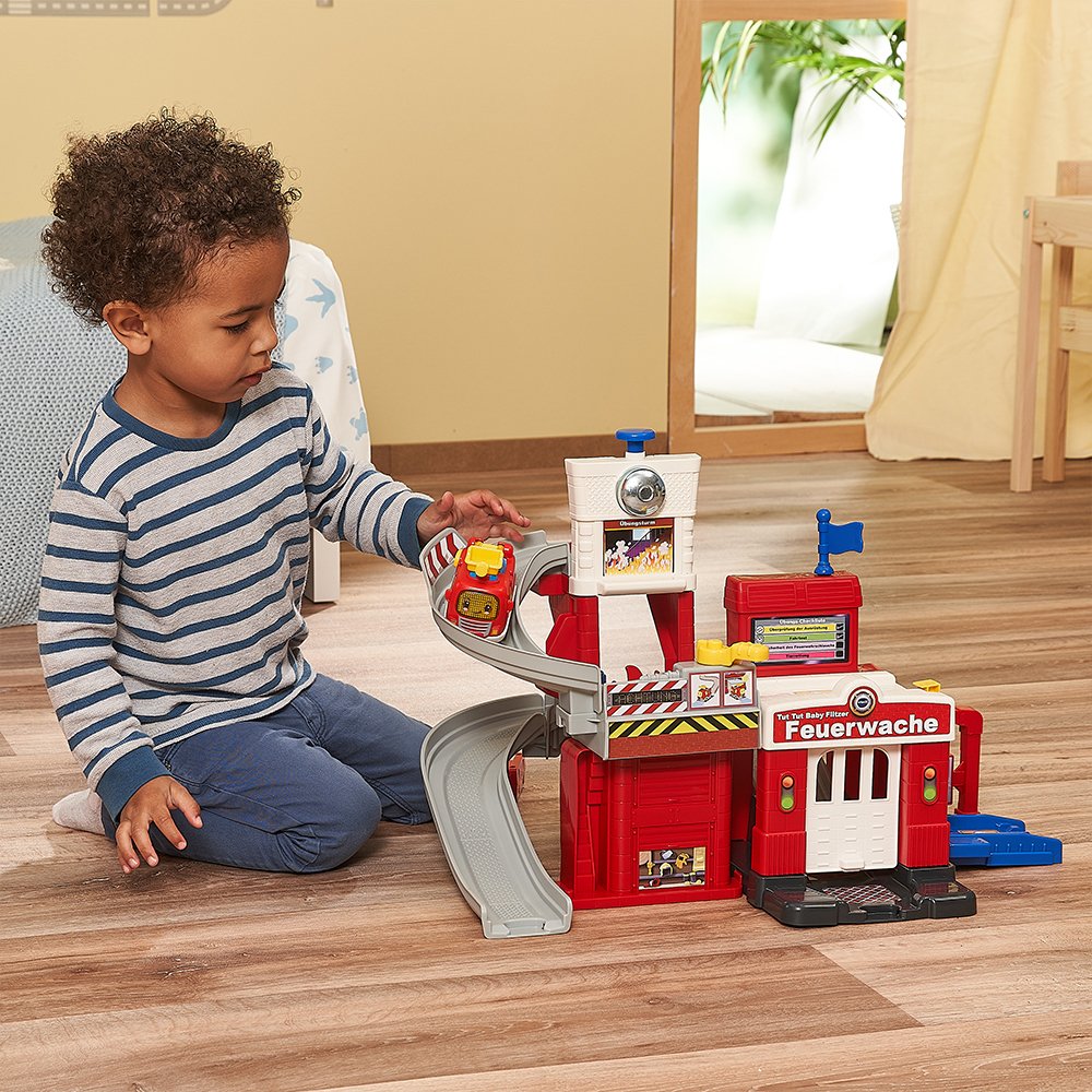 Vtech Hace Velocistas Para Bebés - Estación De Bomberos, Construcción De Juegos 80-543004