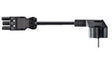 EAN 4016514011704 - Bachmann H05VV-F 3G 1.5 mm² 1.5m Negro 1,5 m CEE7/4 GST18/3 imagen 1