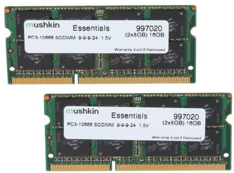 EAN 0846651016447 - Mushkin SO-DIMM 16GB DDR3 Essentials módulo de memoria 2 x 8 GB imagen 1