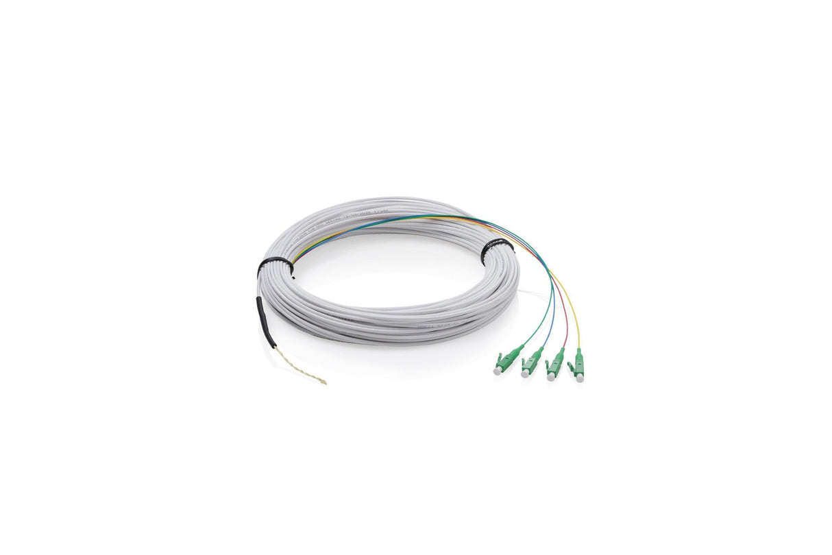 Ftth Drop Cable, Singlemode, 4 Fasern, 4 Lc Apc, 50 M