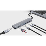 EAN 766623190442 - Manhattan 190442 base para portátil y replicador de puertos Alámbrico USB 3.2 Gen 1 (3.1 Gen 1) Type-C Gri imagen 7