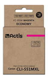 Tinta Actis Kc-551m (Reemplazo De Canon Cli-551m - Estándar - 12 Ml - Magenta)