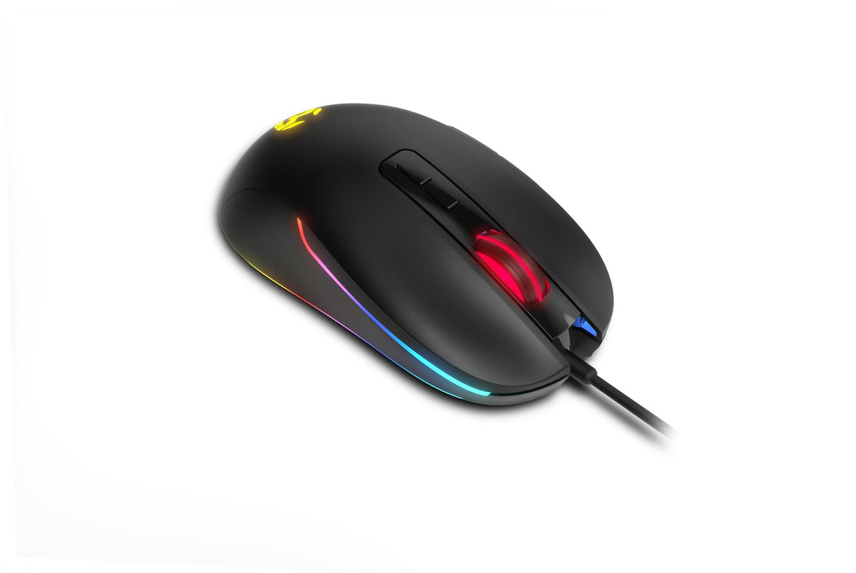 Krom Pack Rgb Teclado Membrana Y Raton  Kalyos Sp