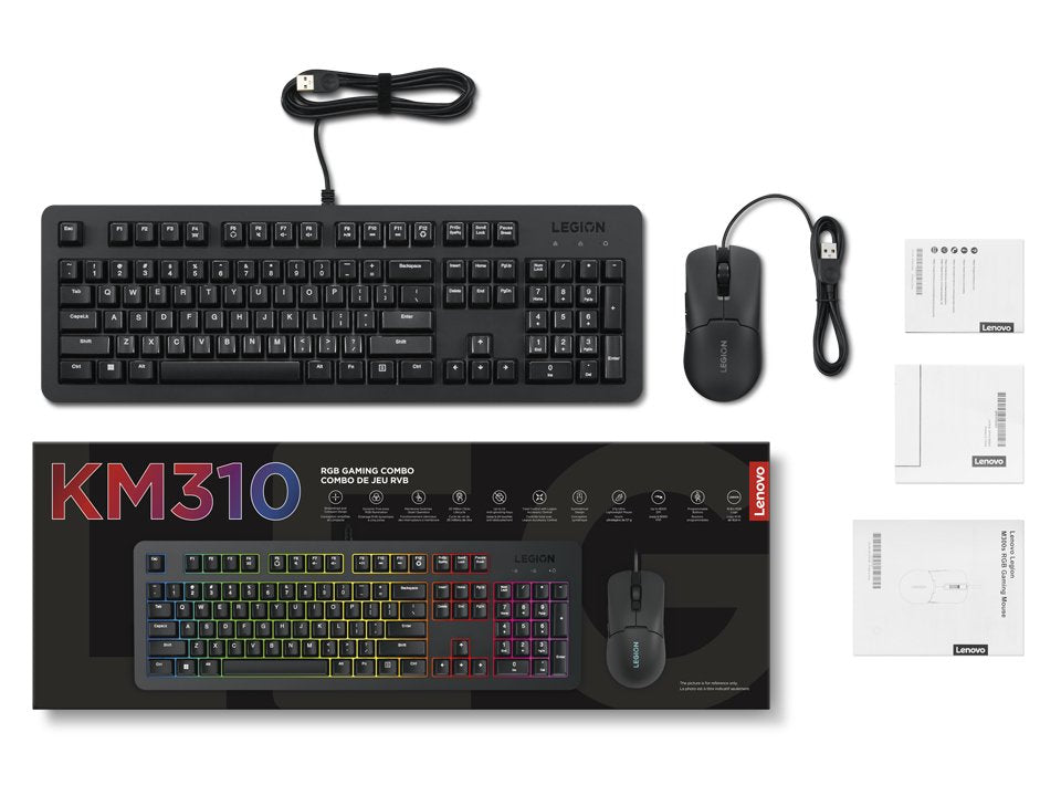 EAN 0195892097198 - Lenovo GX31N91913 teclado Ratón incluido Juego USB Inglés de EE. UU. Negro imagen 13