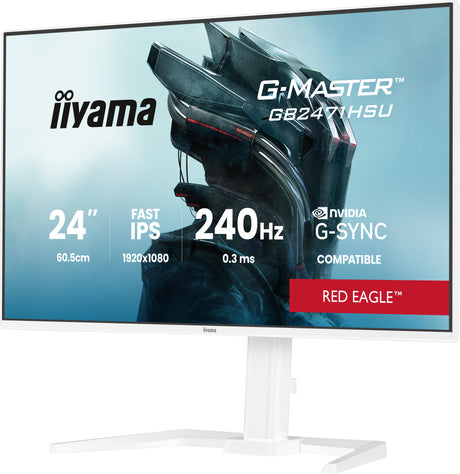 EAN 4948570126361 - iiyama G-MASTER GB2471HSU-W1 pantalla para PC 60,5 cm (23.8") 1920 x 1080 Pixeles Full HD LED Blanco imagen 5
