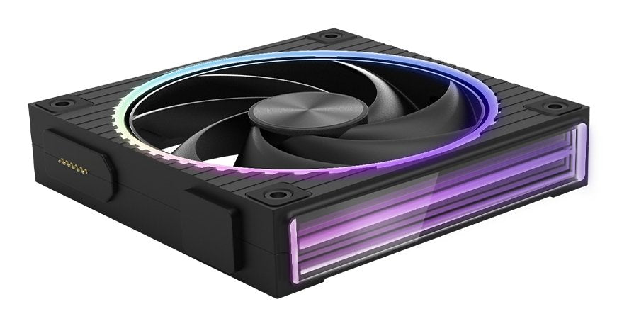 Ventilador Pc  Zalman Zm-Df120 A3 Black  Argb 1x Vent 120mm