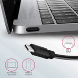 EAN 8595247905437 - Axagon HMC-4G2 hub de interfaz USB 3.2 Gen 2 (3.1 Gen 2) Type-C 10000 Mbit/s Gris imagen 5