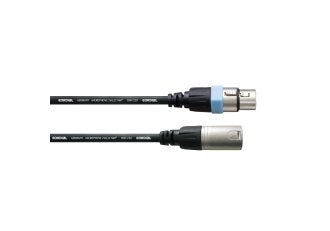 Cable Audio Microfono Xlr 3-Pin Canon Dmx Balanceado Macho A Hembra De  1m Ugreen