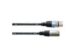Cable Audio Microfono Xlr 3-Pin Canon Dmx Balanceado Macho A Hembra De  1m Ugreen