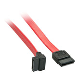 Cable Lindy Sata Iii 90° De 7 Pines. Compatible Con Sas 0,5 M