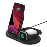 Belkin Wiz001vfbk - Cargador Inalámbrico 3 En 1 Negro