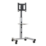 Chief Large Flat Panel Mobile Cart For Displays 55-100" Black Base (Abrazadera De Interfaz) Para Pantalla Plana Negro Tamaño De Pantalla: 42"-71" Interfaz De Montaje: 200 X 200 Mm