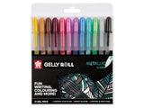 Talens Sakura Bolígrafos Colección Exclusiva Gelly Roll Metallic Estuche De 12 C/Surtidos