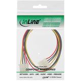 Cable Extensión De Alimentación Inline De 5,25" 4 Pines Macho A Hembra 0,3 M