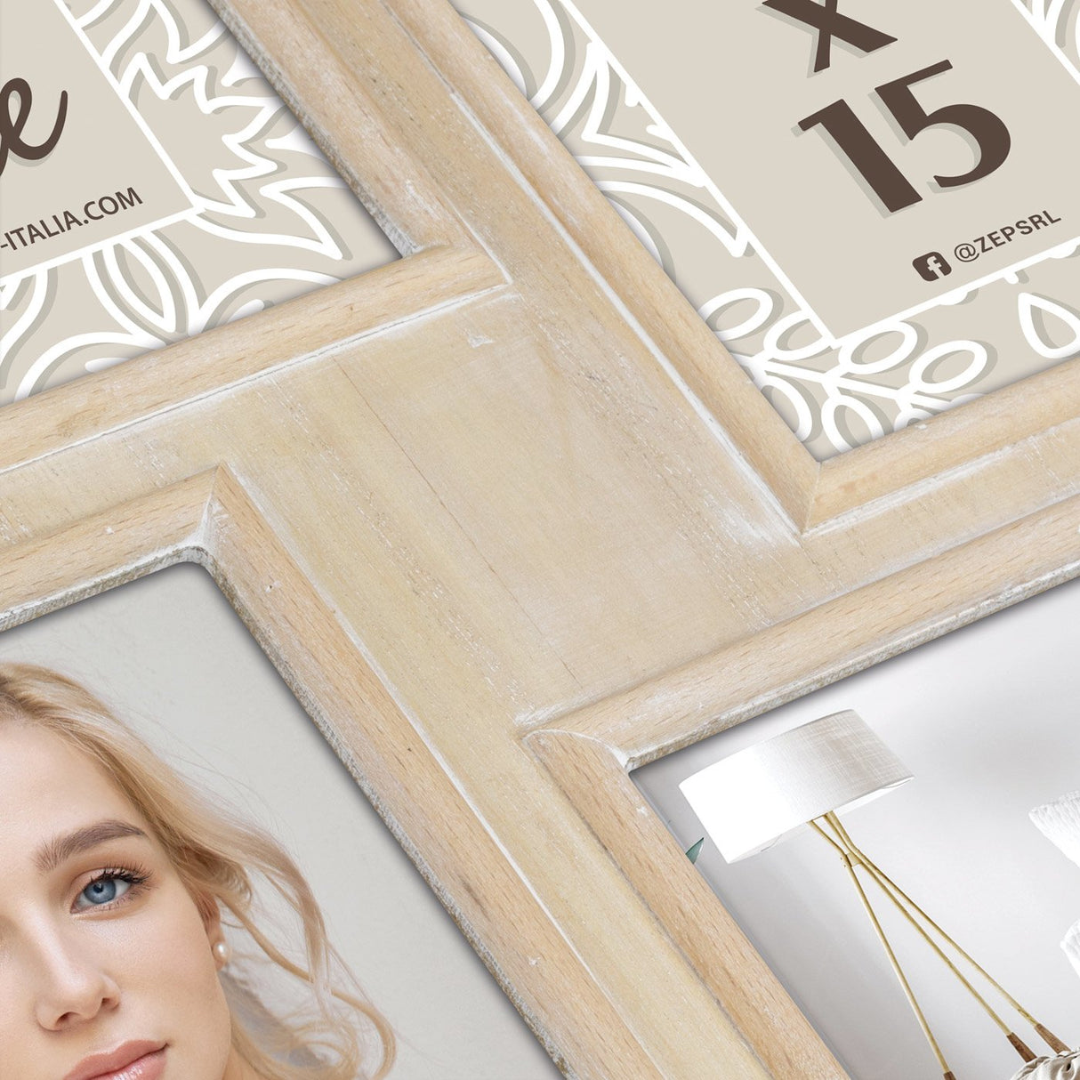 Zep Tika 4x10x15 Wood Gallery Frame Ek355