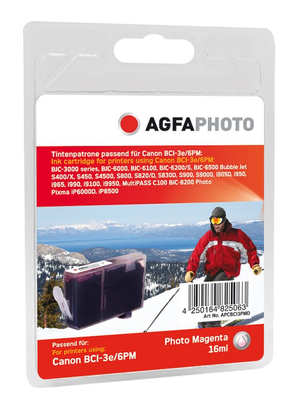EAN 4250164825063 - AgfaPhoto APCBCI3PMD cartucho de tinta 1 pieza(s) Foto magenta imagen 1