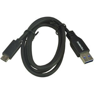 Cable Usb 3.0 Tipo-C Duracell Usb5031a Usb Tipo-C Macho Usb Macho 1m Negro