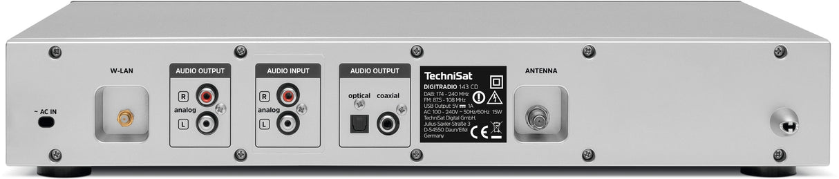 EAN 4019588139893 - TechniSat DigitRadio 143 CD (V3) Internet Analógico y digital Plata imagen 5