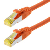 EAN 4005938181926 - Helos S/FTP (PIMF) CAT 6a 10m cable de red Naranja Cat6a SF/UTP (S-FTP) imagen 1