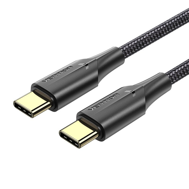 Cable Usb 2.0 Tipo-C 3a Vention Taubh Usb Tipo-C Macho Usb Tipo-C Macho 2m Negro
