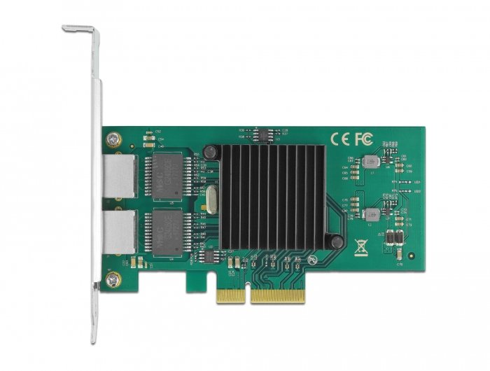 Delock Pci Express X4 Karte 2 X Rj45 Gigabit Lan I82576