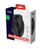 Ratón Ergonómico Inalámbrico Trust Fyda Eco Batería Recargable Hasta 2400 Dpi