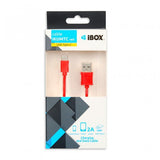I-Box Usb Type-C Cable 3a Red 1m