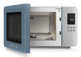 Microondas Smeg Con Grill Moc01sbmeu, 4 Fkt, 1900w, Azul Tormenta Mate