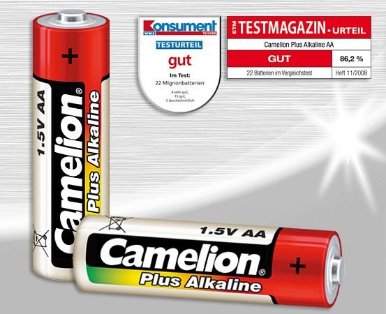 Pilas Camelion Lr6-Bp20 Aa Lr6, Plus Alkaline, 20 Pc(S)