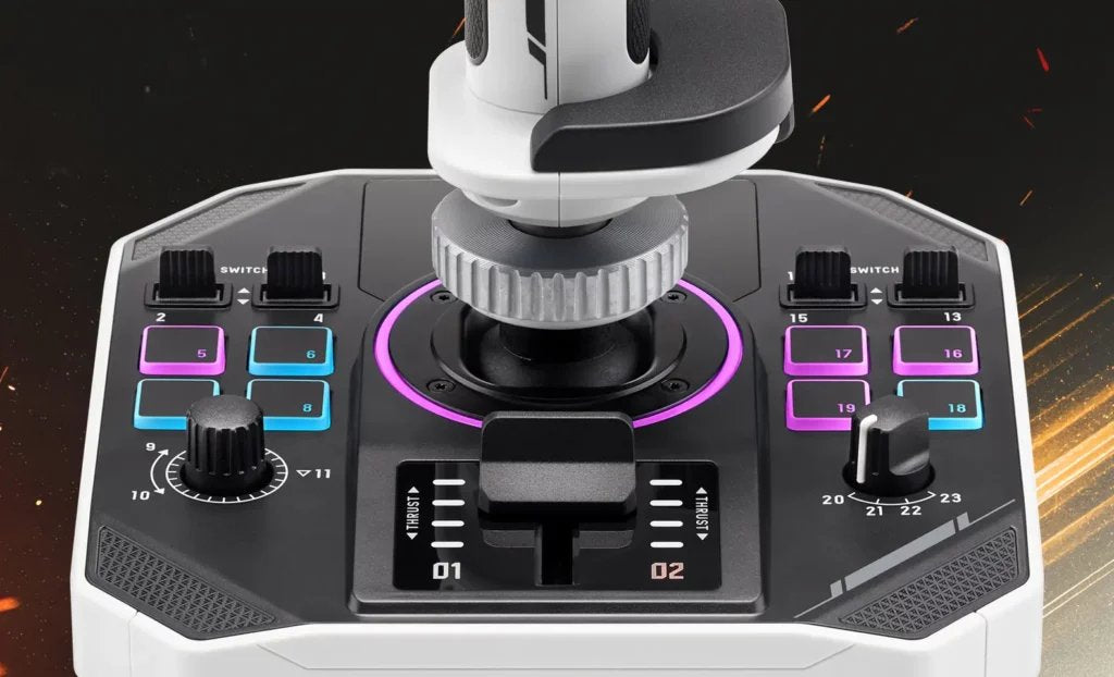 EAN 3362932916550 - Thrustmaster Sol-R 1 Negro, Blanco USB Palanca de vuelo Analógico/Digital PC imagen 6