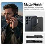 Etui Hybrid Matte Magnetic Etui Magsafe Samsung Galaxy S25 Ultra Czarne