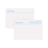 Herlitz Karteikarte A8 Vocablen Liniert Blanco Bl.Engel 100er