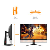 Aoc Cq27g4z2 27" 16:9 Fast Va 260hz Oc Native 240hz 2560x1440 Has 130mm Hdmi X 2x 2.0 Dp X 1x 1.4