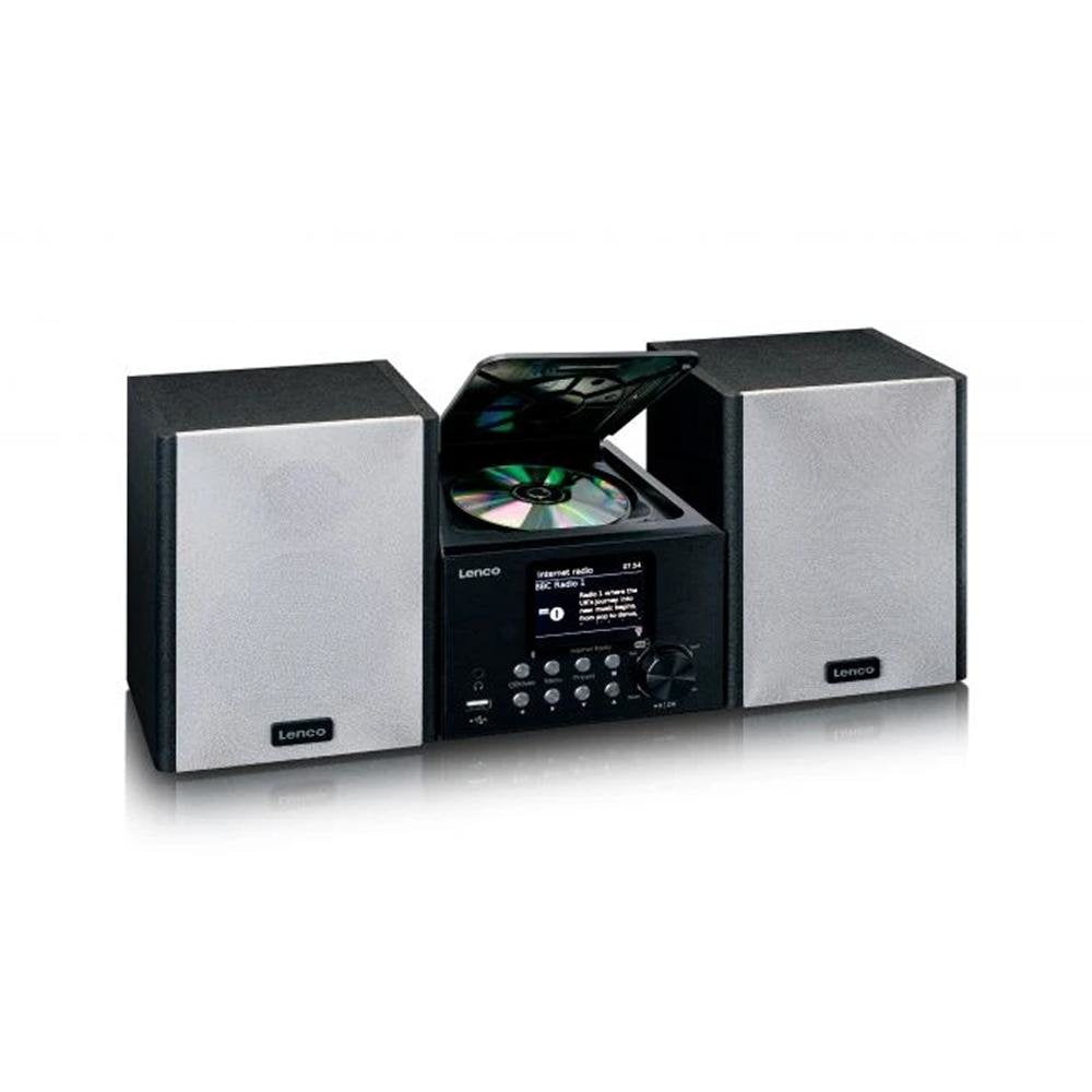 Lenco Mc-250, Minicadena De Música Para Uso Doméstico, Negro, 1 Cubierta(S), 24 W, Dab+,Fm, Tft