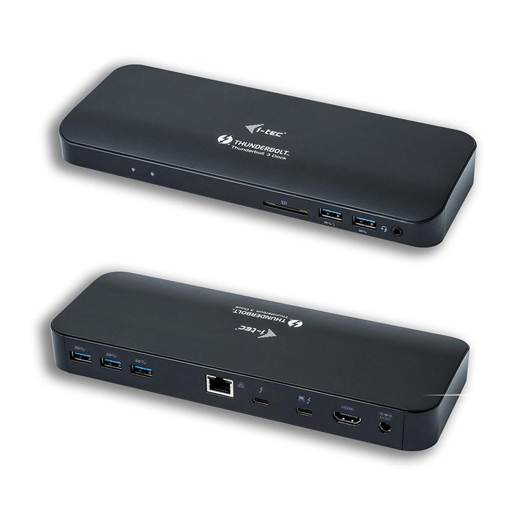 I-Tec Thunderbolt 3 Docking Station 1xdp 1xhdmi 1xtb3 1xglan 1xusb-C 1xusb 3.1 Gen2 4xusb 3.0 1xsd Cardreader 1x Audio/Mic 96w Pd