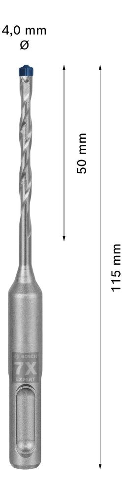 Bosch Expert Broca Sds-Plus-7x, Ø 4mm 2608900057