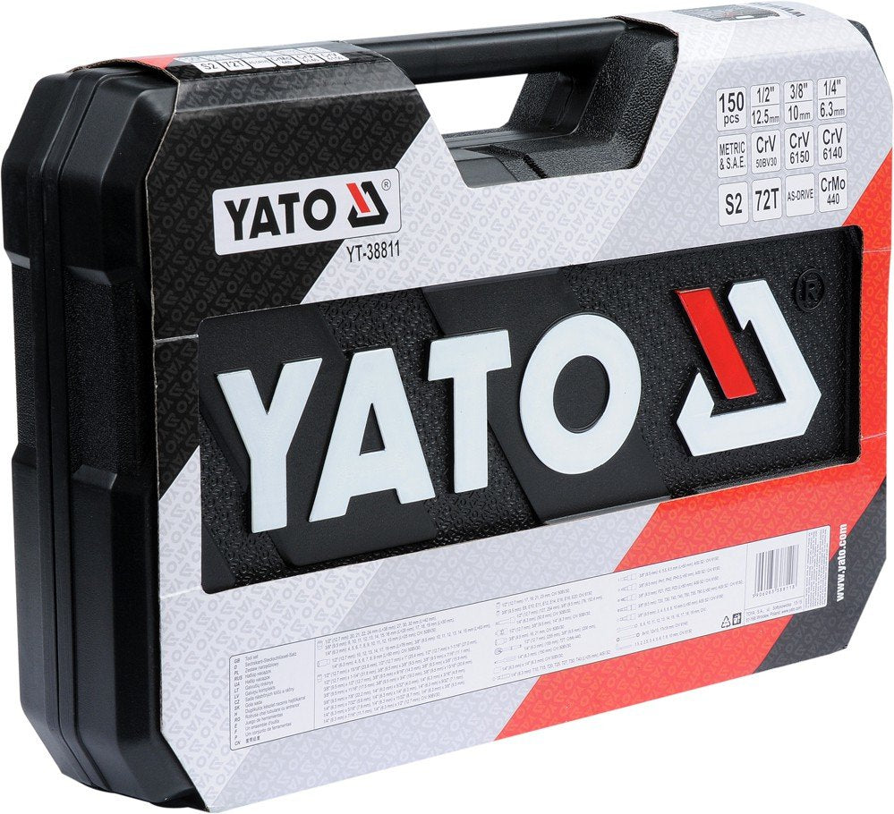 Yato Yt-38811 Llave De Tubo Juego De Llaves De Tubo 150 Pieza(S)