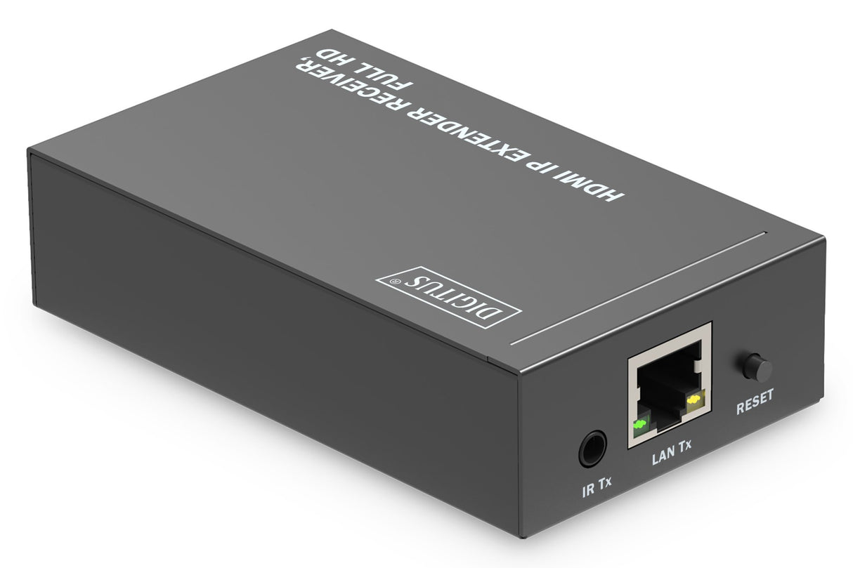 EAN 4016032482727 - Digitus DS-55518 extensor audio/video Receptor AV Negro imagen 2