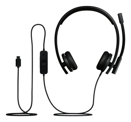 EAN 5099206122673 - Logitech H570e Auriculares Alámbrico Diadema Oficina/Centro de llamadas USB Tipo C Negro imagen 5