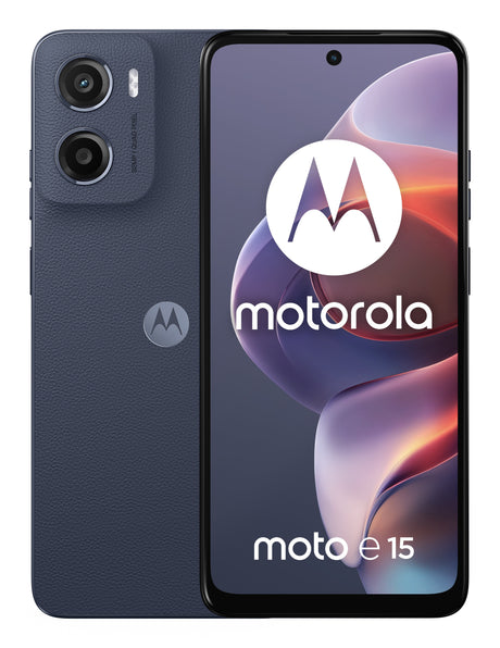 EAN 840023295997 - Motorola moto e15 16,9 cm (6.67") SIM doble Android 14 Go edition 4G USB Tipo C 2 GB 64 GB 5200 mAh Azul imagen 2