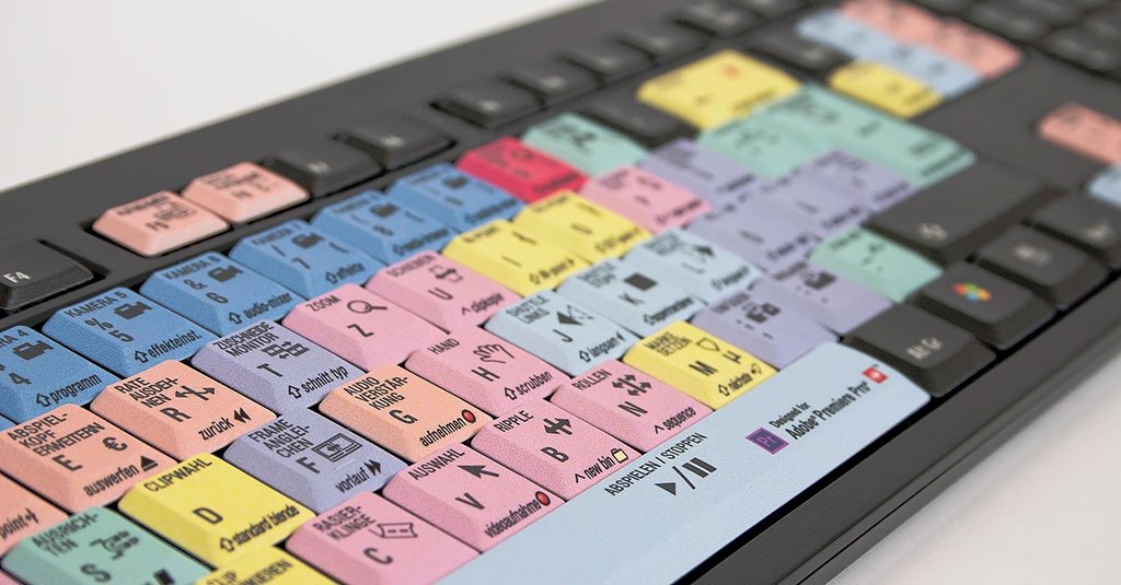 EAN 5707795010218 - Logickeyboard Adobe Premiere Pro CC teclado Oficina USB QWERTZ Alemán Multicolor imagen 3