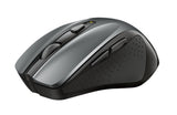 Mouse Inalambrico Trust Nito -Sensor Optico - 6 Botones - 800/1200/1600/1800/2200dpi - 10m Alcance- 2 Botones Pulgar - Receptor Mic - 24115