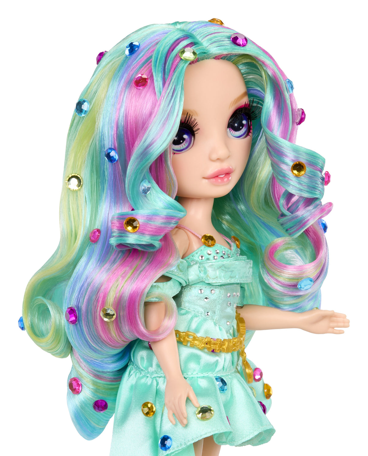 EAN 0035051597827 - Rainbow High Be Dazzling Fashion Dolls- Celine Turquoise (Teal) imagen 7