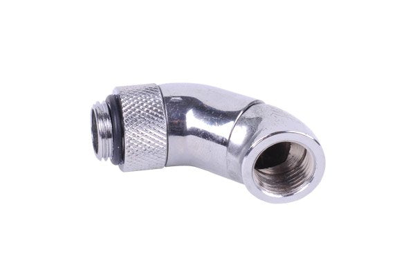 Alphacool 17059 Accesorio Para Manguera Conector De Manguera Latón Níquel, Plata 1 Pieza(S), Conexión Cromado, Conector De Manguera, 1/4", Macho/Hembra, Latón, Níquel, Plata