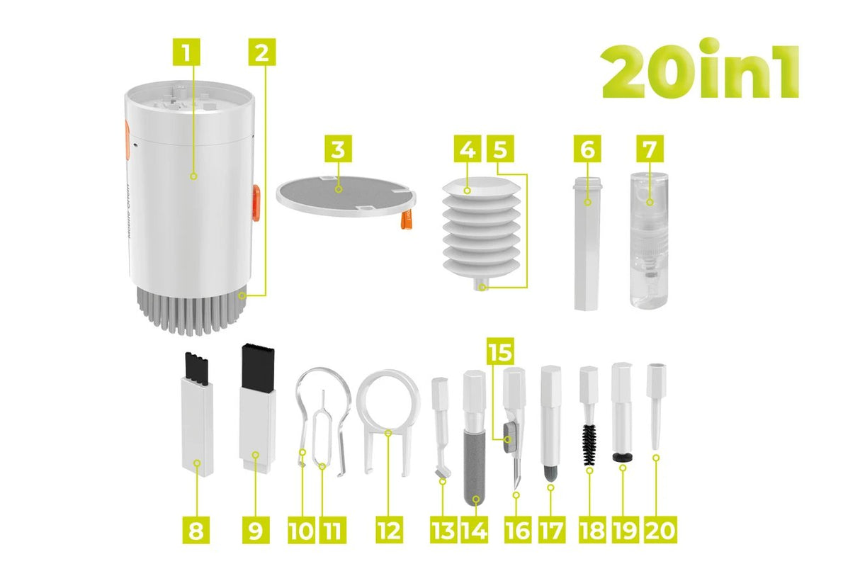 Mobile Origin Cleaning Kit 20in1 Multifunctional